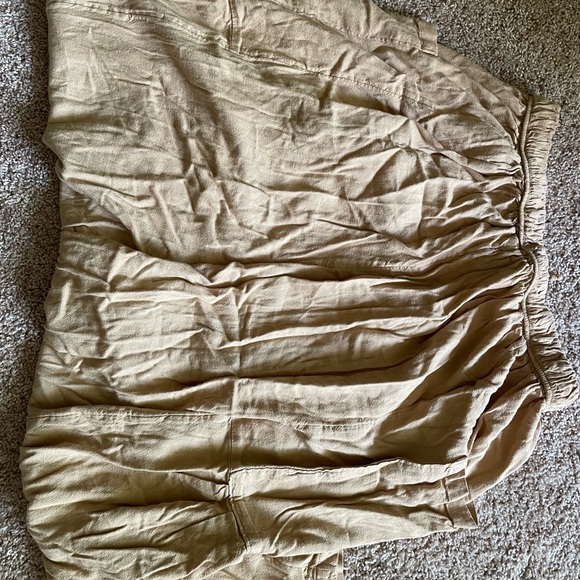 Free People QUINN Pants Tan Sz Small - Picture 4 of 7